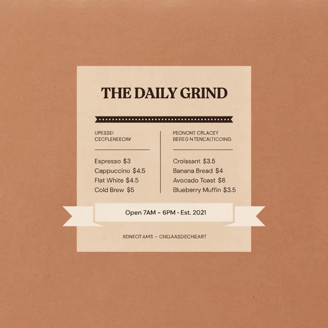 Ideogram 4 poster with crisp, legible headline and label text demonstrating accurate typography rendering